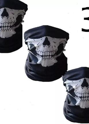 3 шт. защитная тактическая маска бафф череп / маска cosplay cod