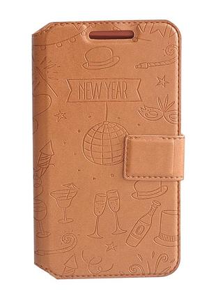 Чехол florence new year i для microsoft lumia 650 dual sim коричневый