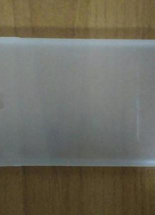 Бампер накладка iphone 6 6s белый ультратонкий пластик прорезиненная