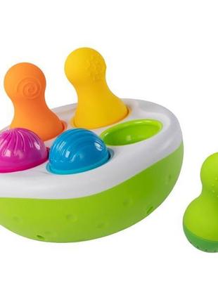 Сортер-балансир неваляшки fat brain toys spinny pins (f248ml)