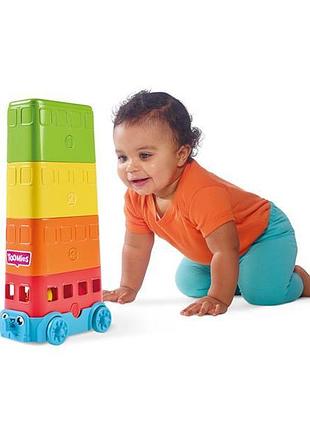 Пірамідка tomy toomies автобус (e73220) 8