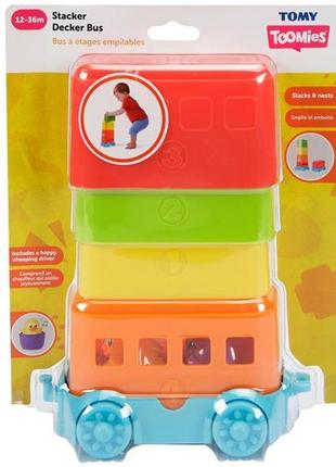 Пірамідка tomy toomies автобус (e73220) 9