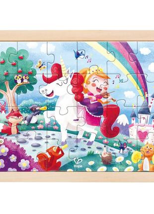 Пазл hape єдинороги з розмальовкою (e1642)b