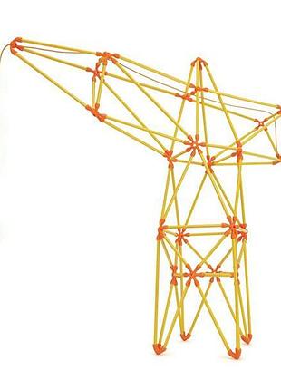 Конструктор hape flexistix кран 94 деталі бамбуковий (e5562)