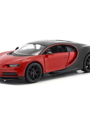 Автомодель maisto bugatti chiron sport 1:24 (31524 black/red)