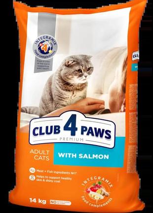 Клуб 4 лапи з лососем 14 кг.