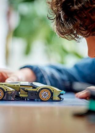 Конструктор lego speed champions суперкар lamborghini lambo v12 vision gt 230 деталей (76923)b 7