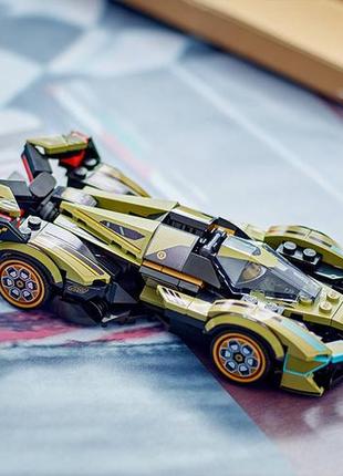 Конструктор lego speed champions суперкар lamborghini lambo v12 vision gt 230 деталей (76923)b 5