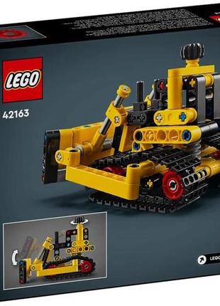 Конструктор lego technic сверхмощный бульдозер 195 деталей (42163)