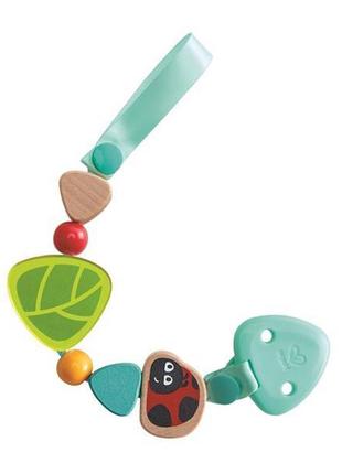 Тримач для пустушки hape жук сонечко (e0020)