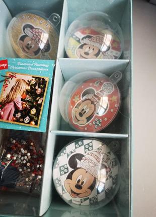 Дитячий набір disney міккі мінні маус для створення новорічних прикрас