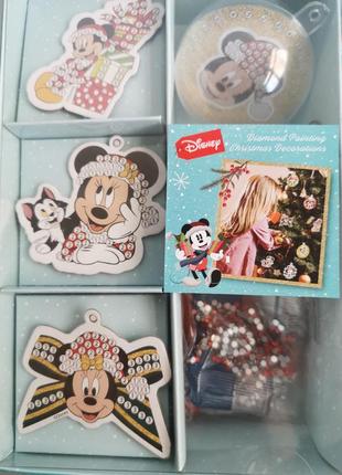 Дитячий набір disney міккі мінні маус для створення новорічних прикрас