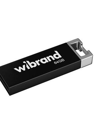 Usb флеш накопитель металлический моноблок flash wibrand wi2.0/ch64u6b usb 2.0 chameleon 64gb black