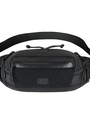 Сумка поясна тактична m-tac waist bag gen.ii чорна