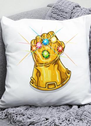 Декоративні подушки плюшевий подарунок з принтом танос thanos
