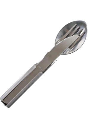 Столовий  mil-tec army eating utensil 3-pc набір армійський нержавійка