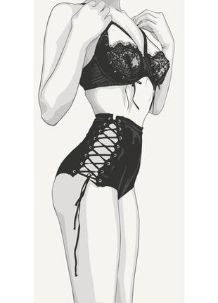 Картина по номерам откровенный лук. 18+ 40*80 см art craft 10109-ac