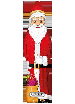 Шоколадный санта клаус (дед мороз) фигурка riegelein, 60г, новогодние сладости