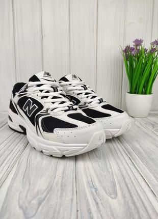 Кроссовки new balance 530 white black