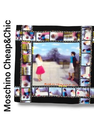 Платок шелковый moschino cheap & chic