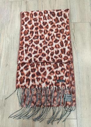 Шарф в леопардовий принт