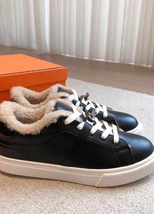 Зимние кеды кроссовки люкс брендовые