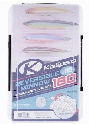 Коробка kalipso reversible minnow 180x18