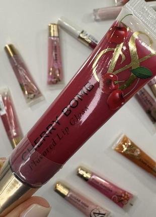 Блиск для губ cherry bomb victoria’s secret flavored lip gloss1 фото