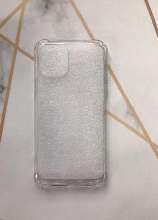 Прозорий силіконовий чохол з потовщеними кутами для apple iphone 11 pro (5,8)