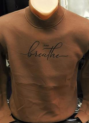 Реглан, гольф на флісі на зріст від 128 до 152 толстовка