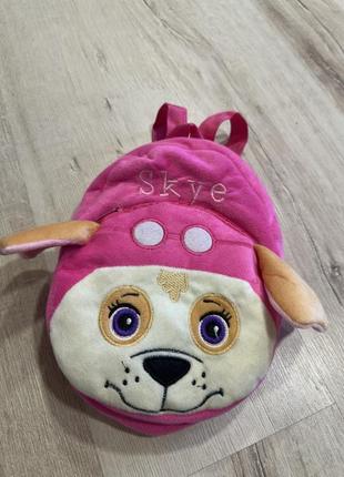 Рюкзак для девочки скай щенячий патруль