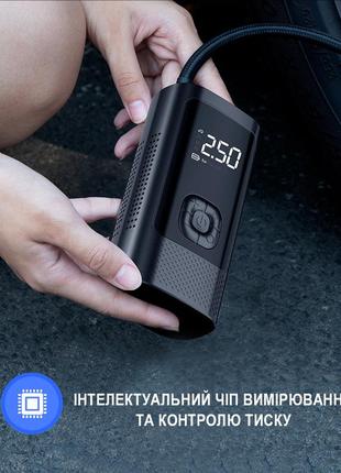 Портативный автокомпрессор аккумуляторный royalstar rsd-czx11d, черный3 фото