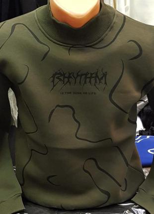 Реглан, гольф на флісі на зріст від 128 до 152 толстовка