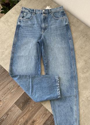 Сині блакитні джинси mango tapered / голубые синие джинсы манго