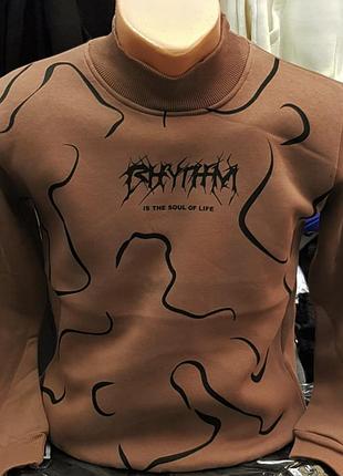 Реглан, гольф на флісі на зріст від 128 до 152 толстовка