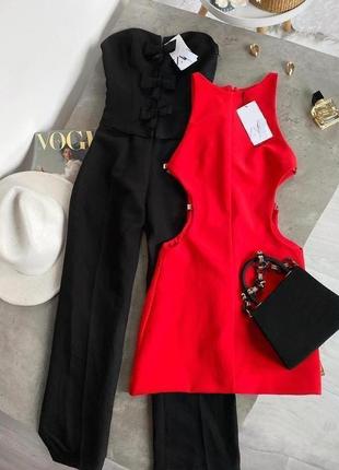Красное платье zara