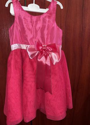Платье розовое платье 104 3 4 года барби эксклюзивное