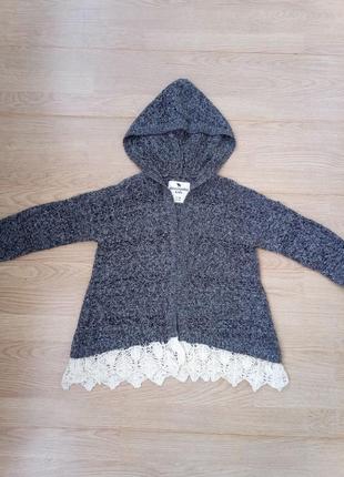 Кофта-накидка дівчинці, 7-8 років 140 см abercrombie kids