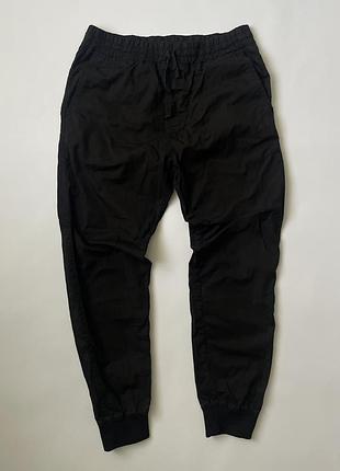 Штани carhartt-wip madison jogger cuffed pants - black