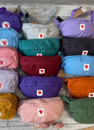Топ качество! бананка, сумка на пояс fjallraven kanken из ткани