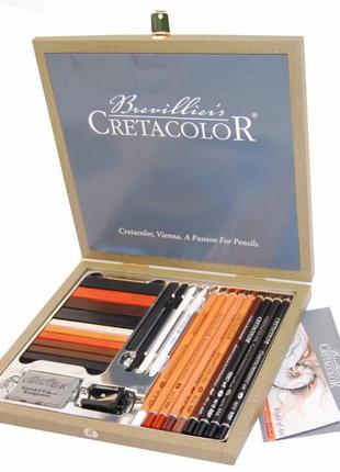 Олівці для малюнка passion box 25 шт. cretacolor