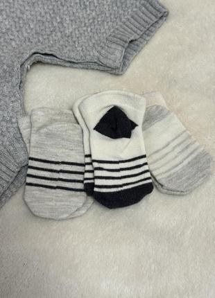 Носочки на новонародженого3 фото
