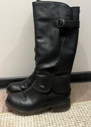 Кожаные сапоги rieker