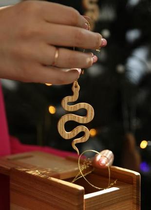 24 новорічні іграшки з дерева ясеня, новорічні прикраси на ялинку