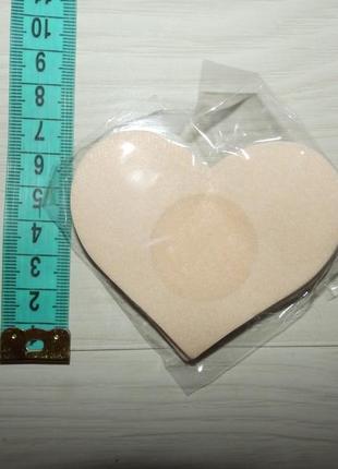 Набір тілесних тканинних наклейок на соски та груди 10 шт. premium nipple cover