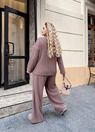 Ангоровый костюм цвета мокко5 фото