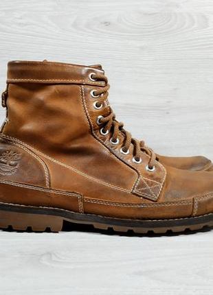 Шкіряні чоловічі демісезонні черевики timberland waterproof оригінал, розмір 46