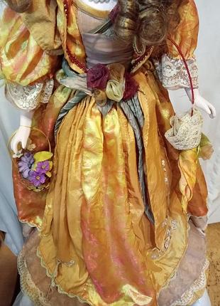 Фарфоровая кукла vivien с серийным номером 60см