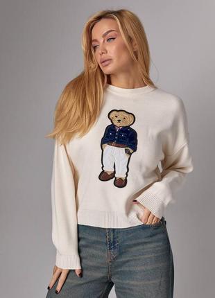Новинка!!! свитерик с мишкой