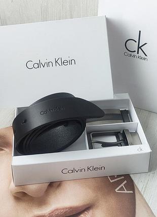 Мужской подарочный набор ремень две пряжки calvin klein